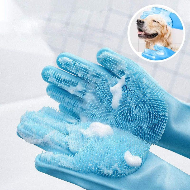 "This glove saved my vacuum..and my sanity" - Pet Grooming Gloves